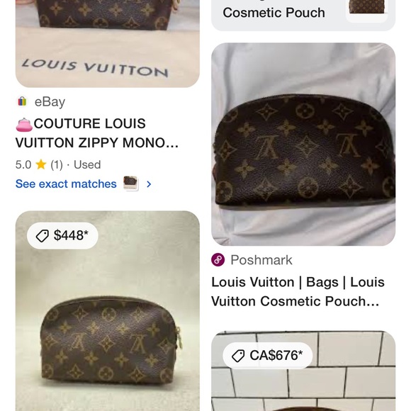 COPY - Louis Vuitton Monogram Cosmetic Pouch - Picture 7 of 8